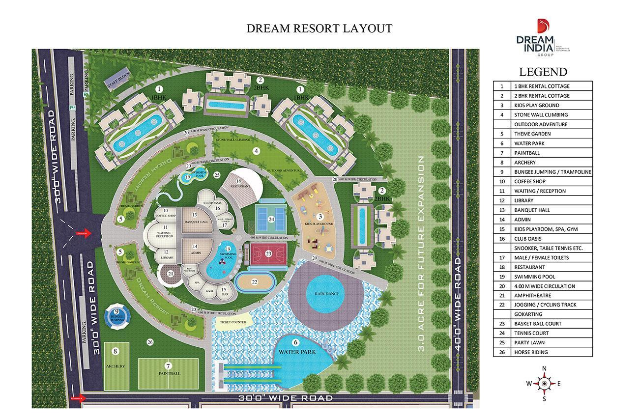 Resort Layout Plan _ Architecture Resort Design and Planning – HTIISR
